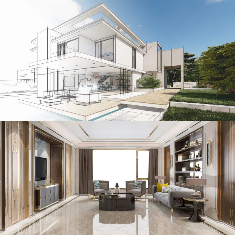 Branding for                                               architecture and interior design projects